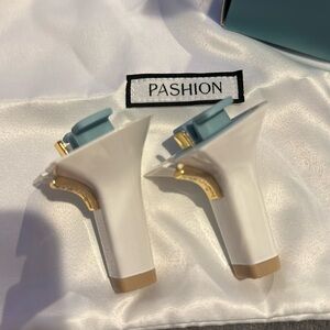 Passion footwear pashionista stiletto 3 inch heel white